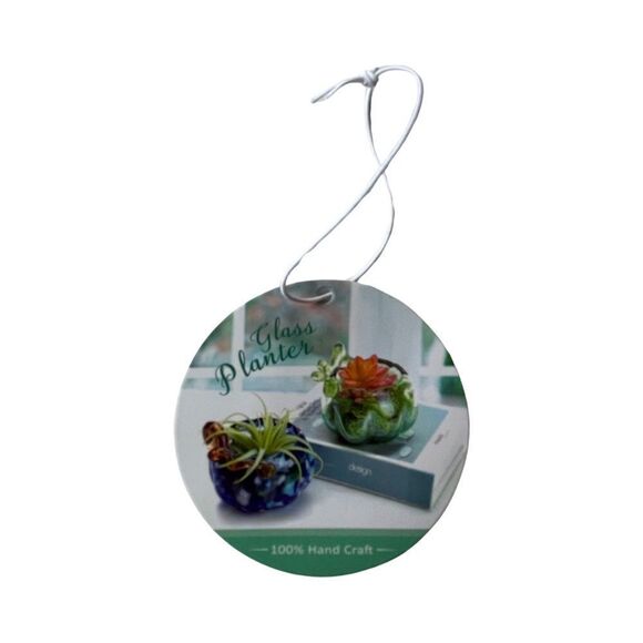 Hand Blown Art Glass Deco Pumpkin Bowl Vase Planter Swirl NWT - Picture 14 of 14